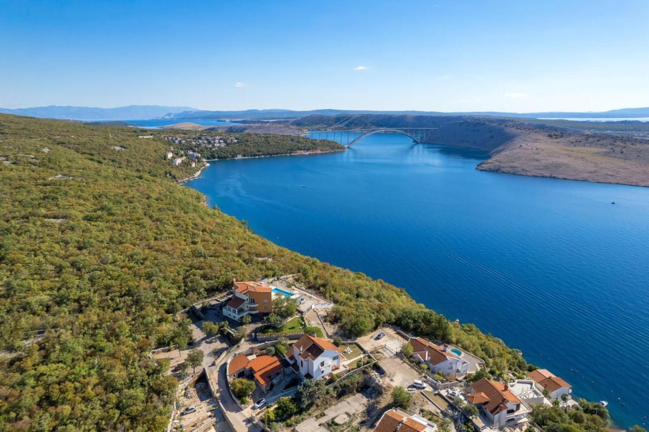 Luxury Villa Ostro With Pool & Krk Bridge View Kraljevica Zewnętrze zdjęcie