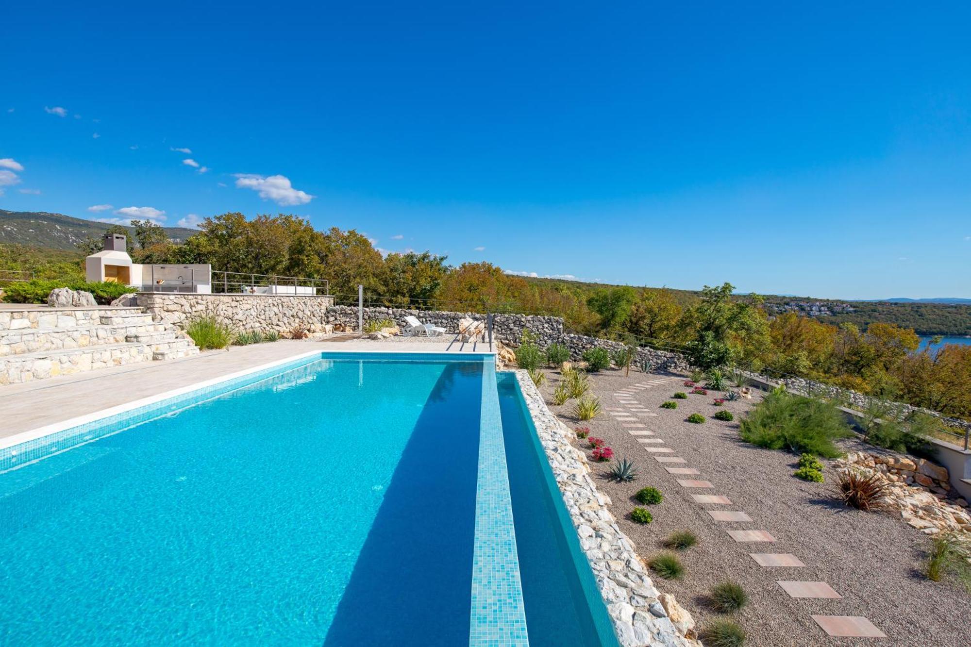 Luxury Villa Ostro With Pool & Krk Bridge View Kraljevica Zewnętrze zdjęcie