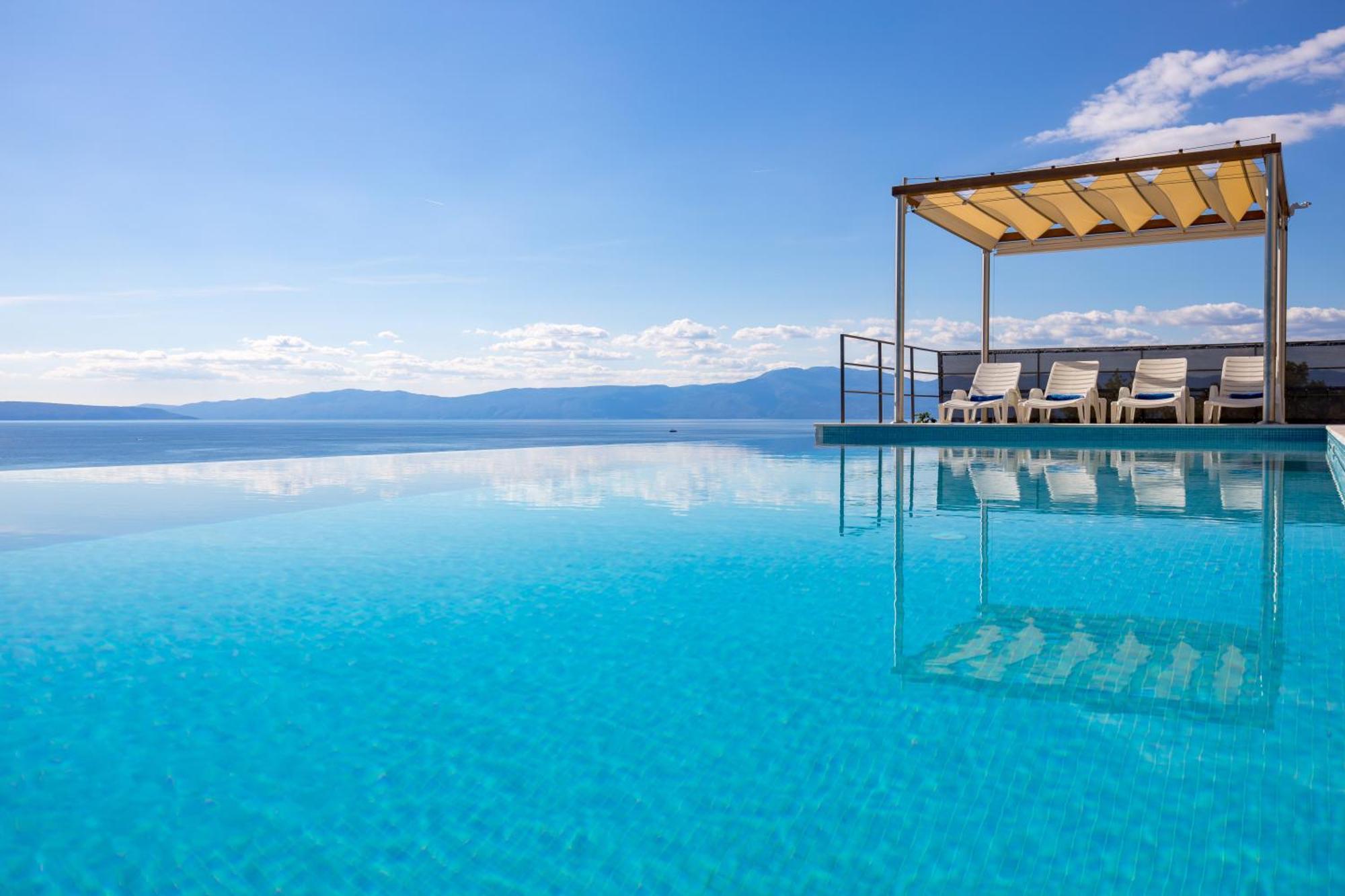 Luxury Villa Ostro With Pool & Krk Bridge View Kraljevica Zewnętrze zdjęcie