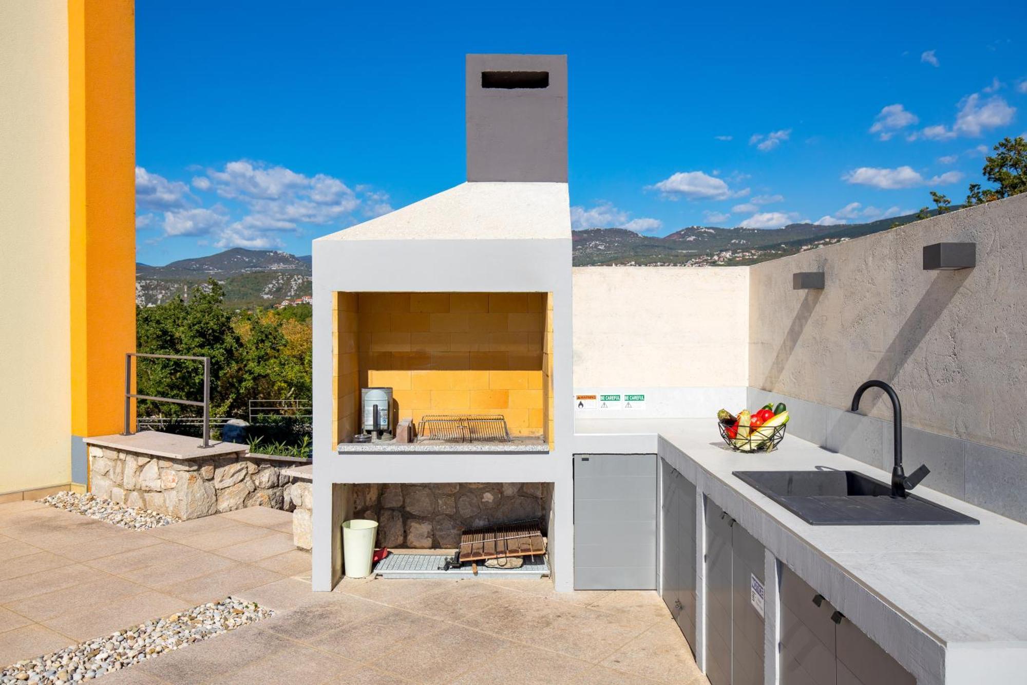 Luxury Villa Ostro With Pool & Krk Bridge View Kraljevica Zewnętrze zdjęcie