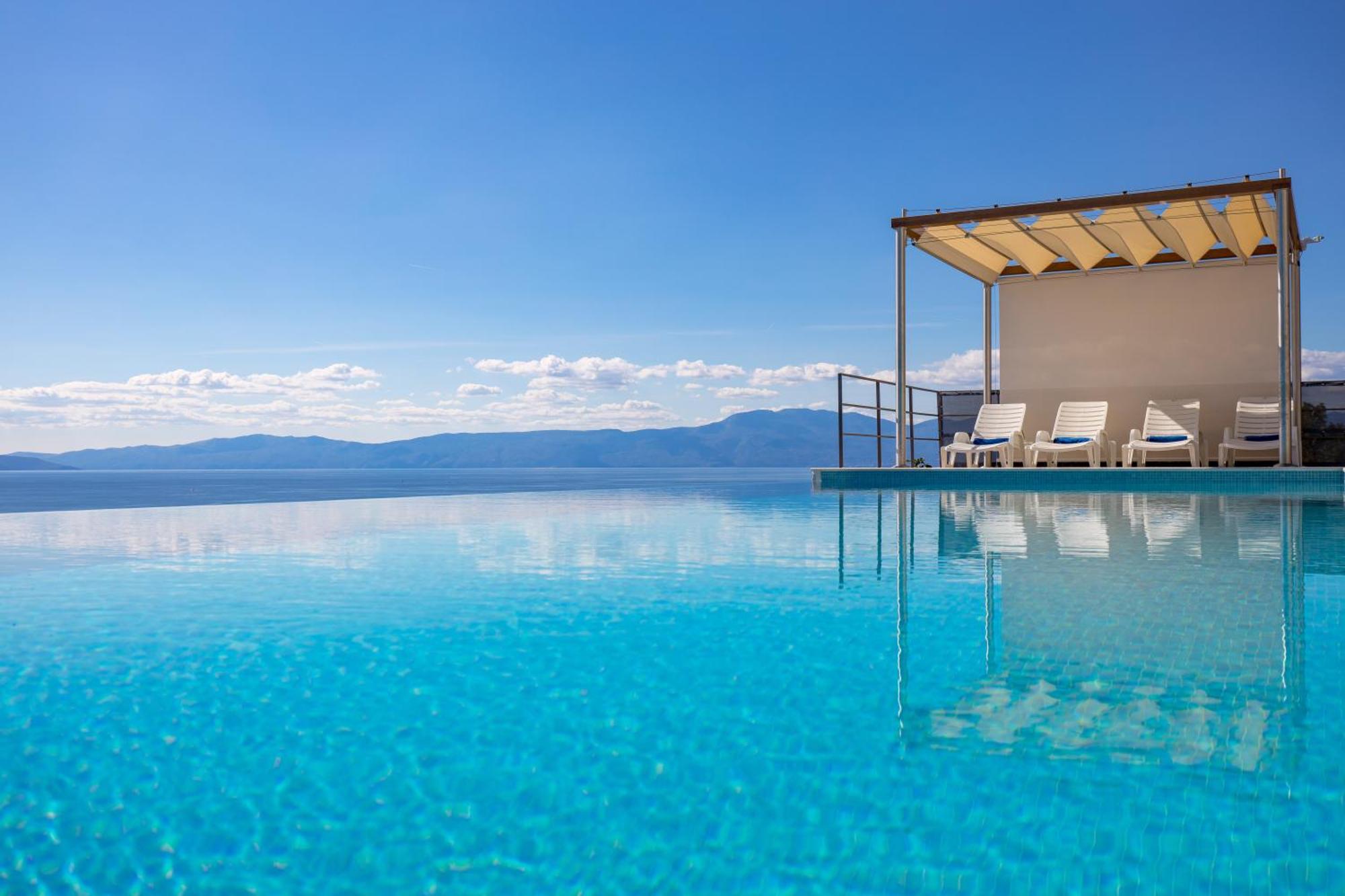Luxury Villa Ostro With Pool & Krk Bridge View Kraljevica Zewnętrze zdjęcie
