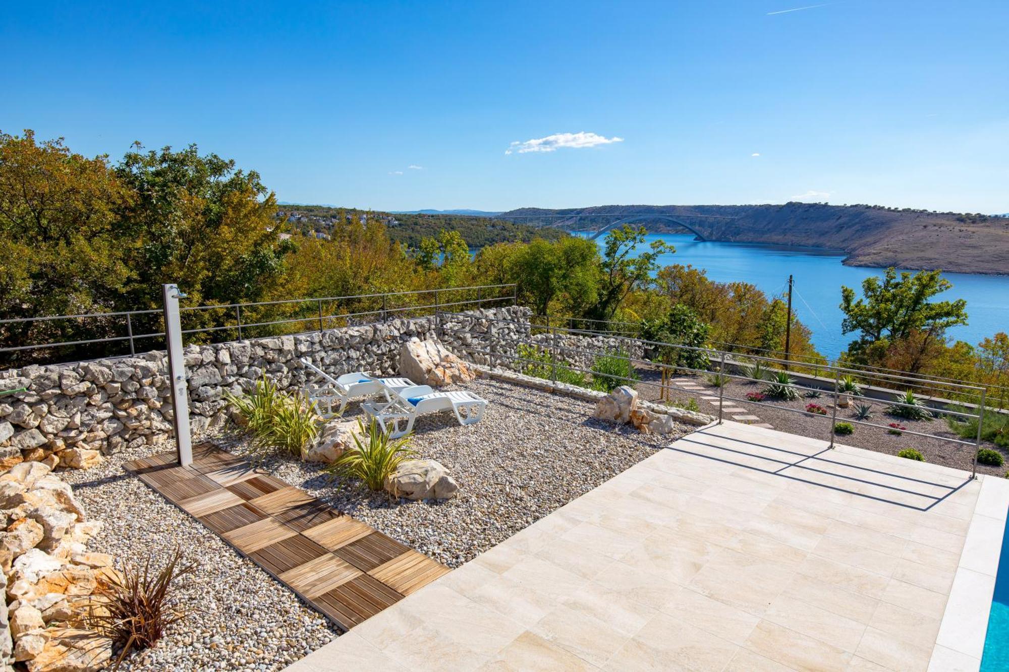 Luxury Villa Ostro With Pool & Krk Bridge View Kraljevica Zewnętrze zdjęcie