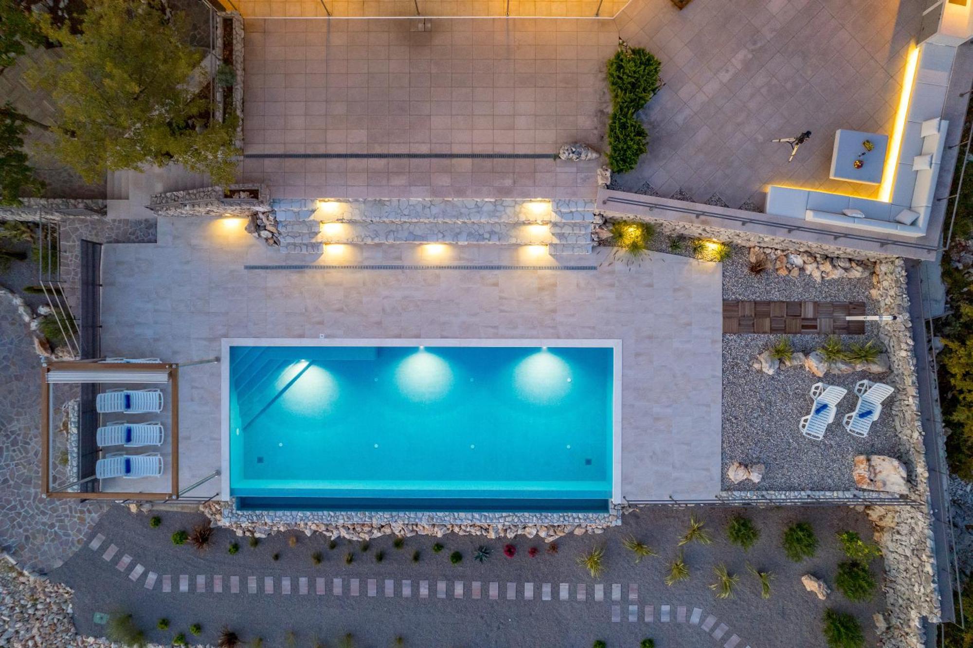 Luxury Villa Ostro With Pool & Krk Bridge View Kraljevica Zewnętrze zdjęcie