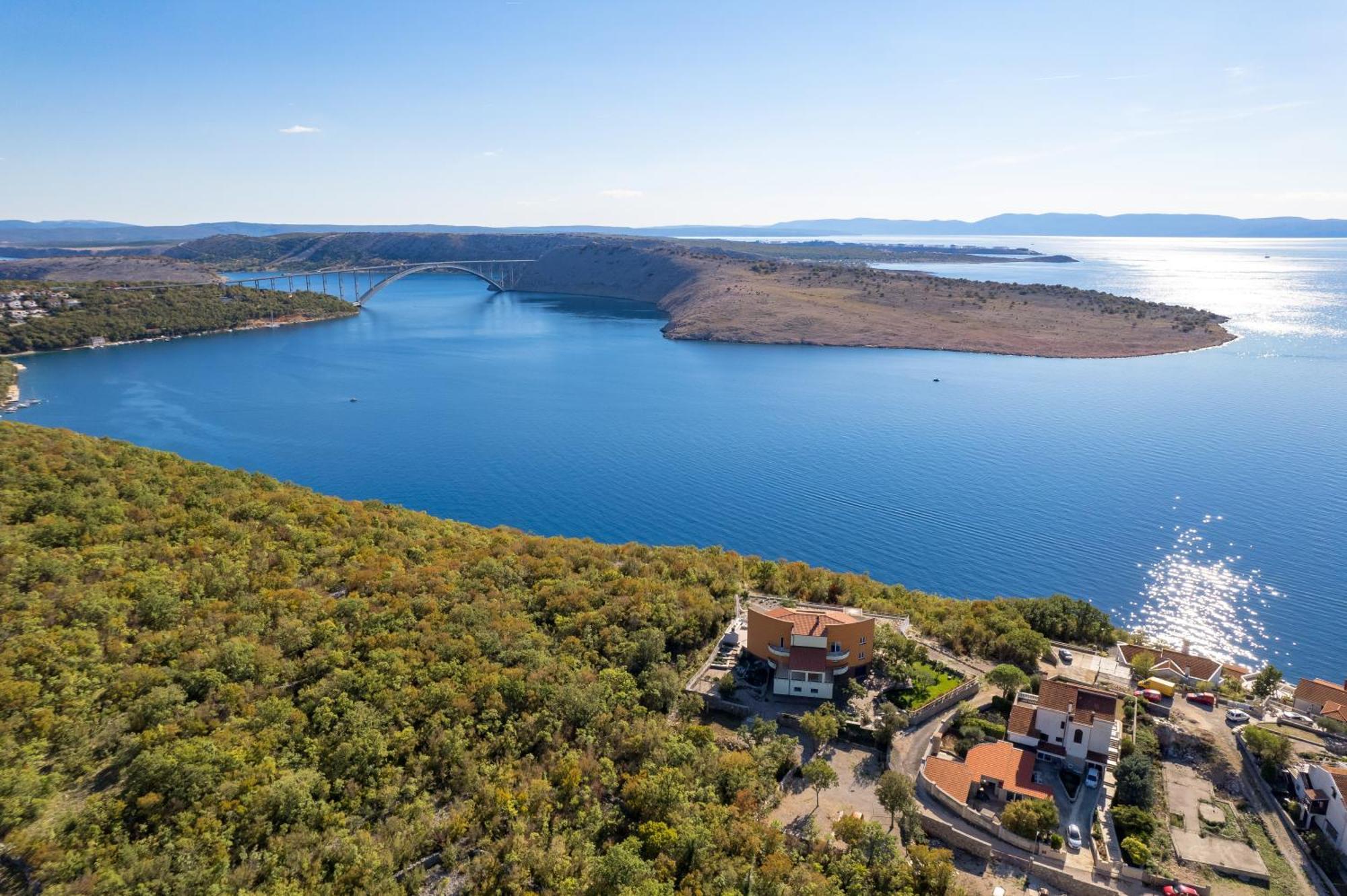 Luxury Villa Ostro With Pool & Krk Bridge View Kraljevica Zewnętrze zdjęcie